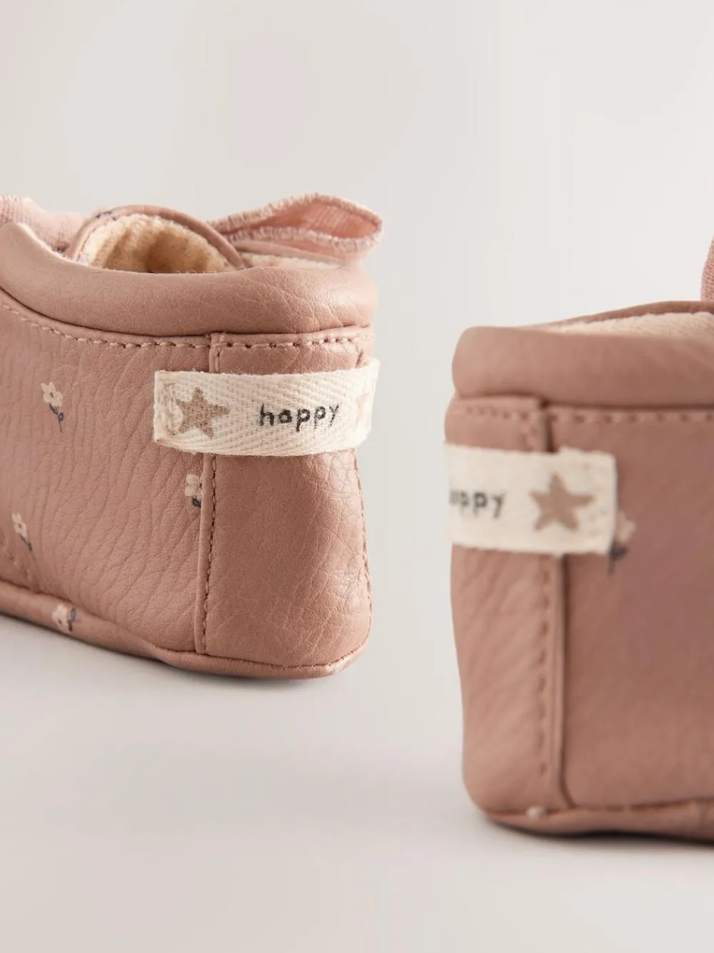 Discount Next Baby Floral Print Boots (0-18mths) Pink Rust