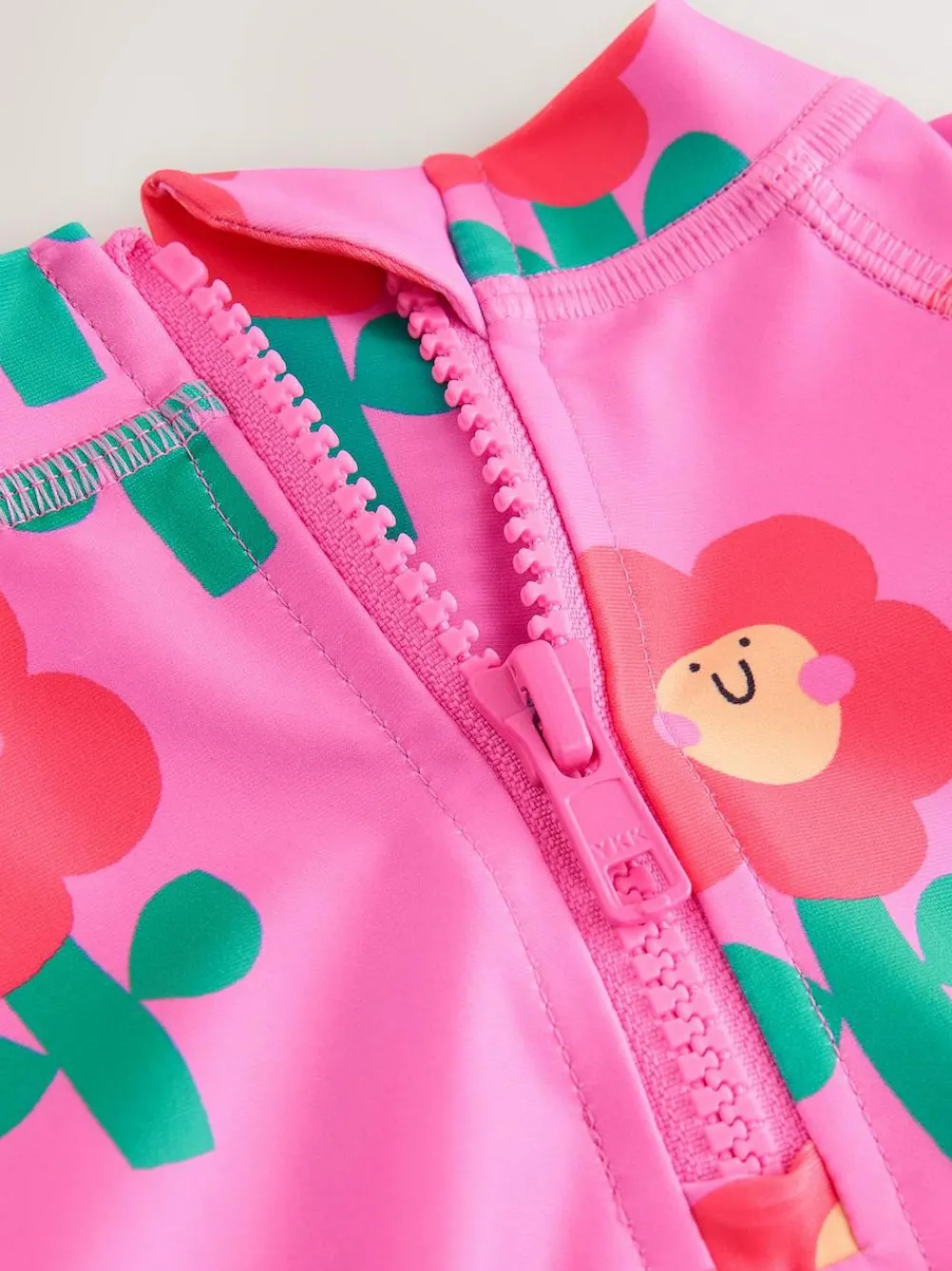 Hot Next Sunsafe Swim Set (3mths-7yrs) Pink Stampy Floral