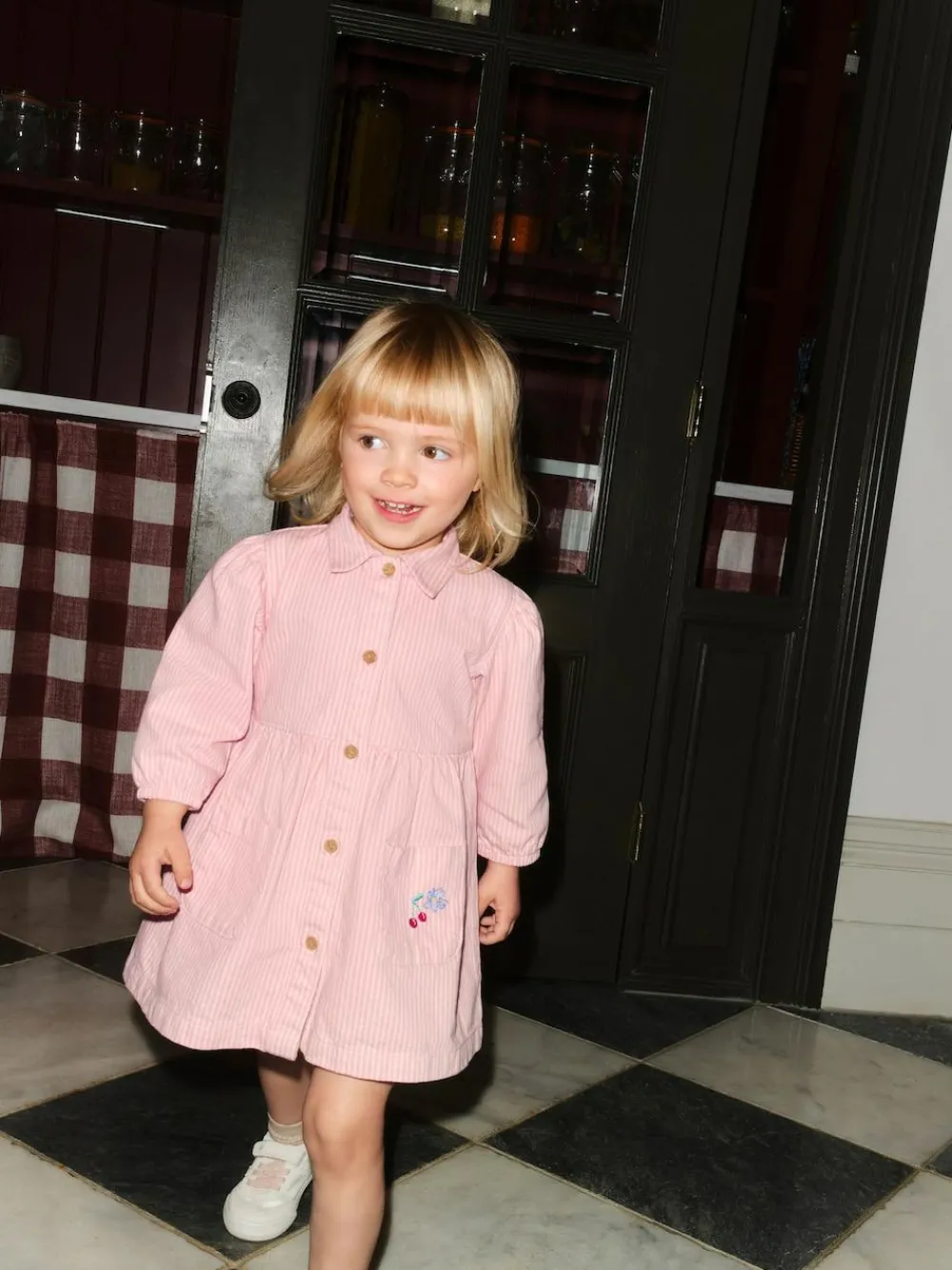 Next Long Sleeve Cotton Dress (3mths-8yrs)^ Dresses|Dresses