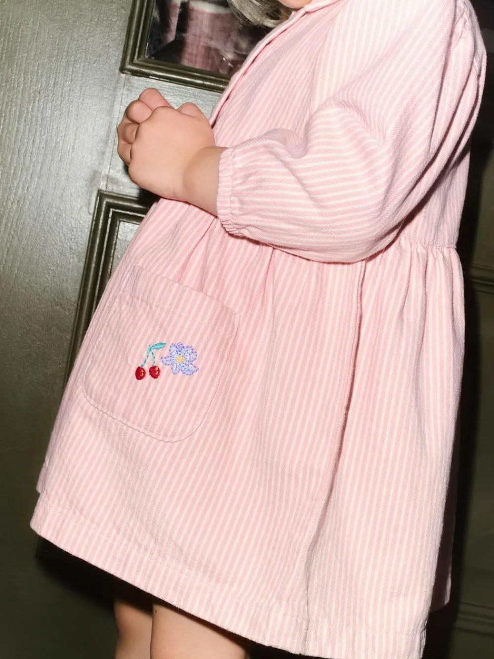 Next Long Sleeve Cotton Dress (3mths-8yrs)^ Dresses|Dresses