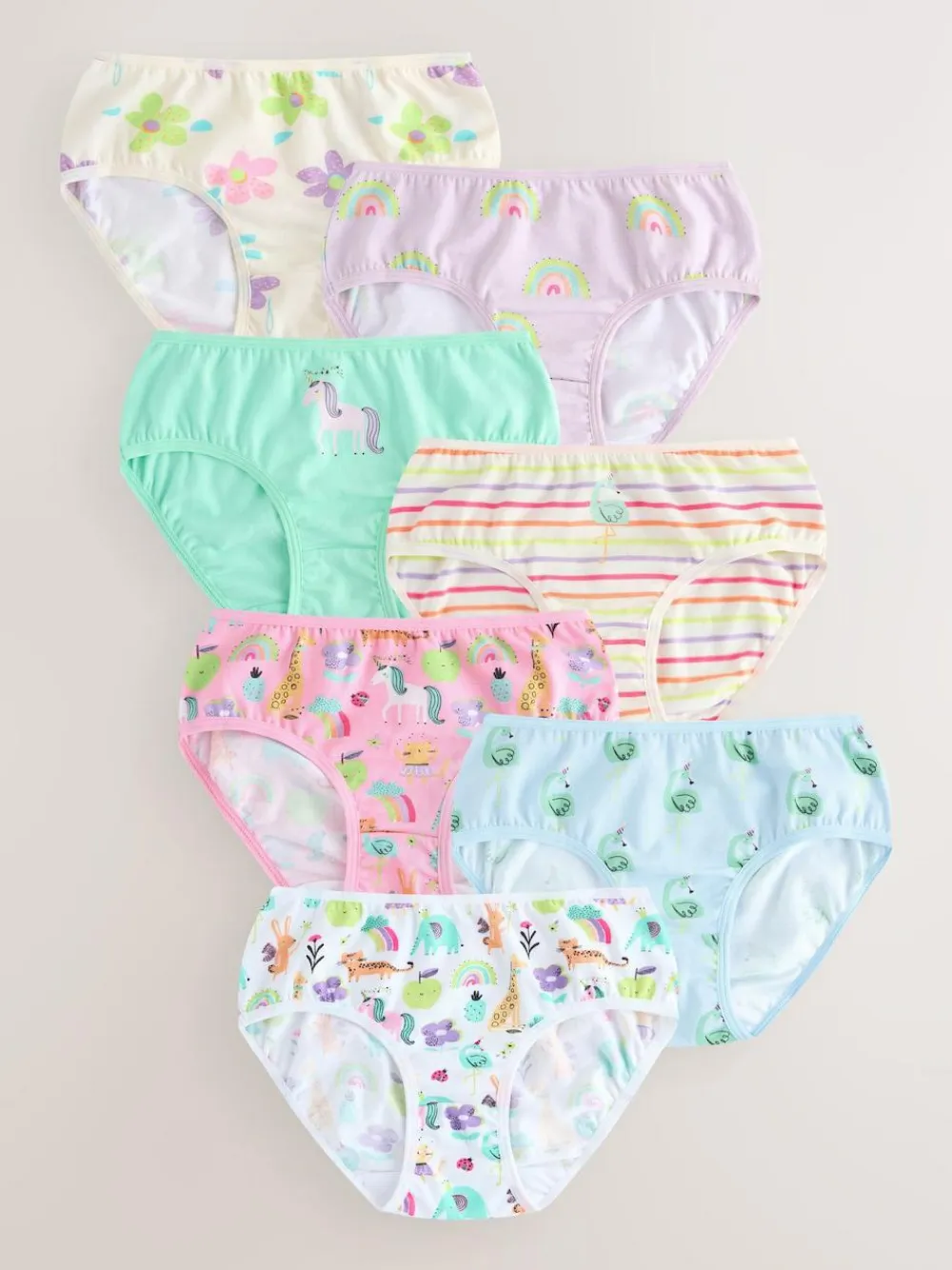 Clearance Next Pink/Blue Briefs 7 Pack (1.5-12yrs)