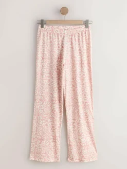 Next Short Sleeve Pyjamas 2 Pack Pink/Blue Floral
