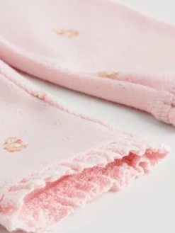 Next Pink/Brown/Heart Baby Leggings 4 Pack (0mths-2yrs)^ Baby Girls|Baby Girls