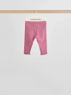 Next Pink/Cream Flower Baby Long Sleeve Top and Leggings Set 8 Piece (0mths-2yrs)^ Sets & Co-Ords|Sets & Co-Ords