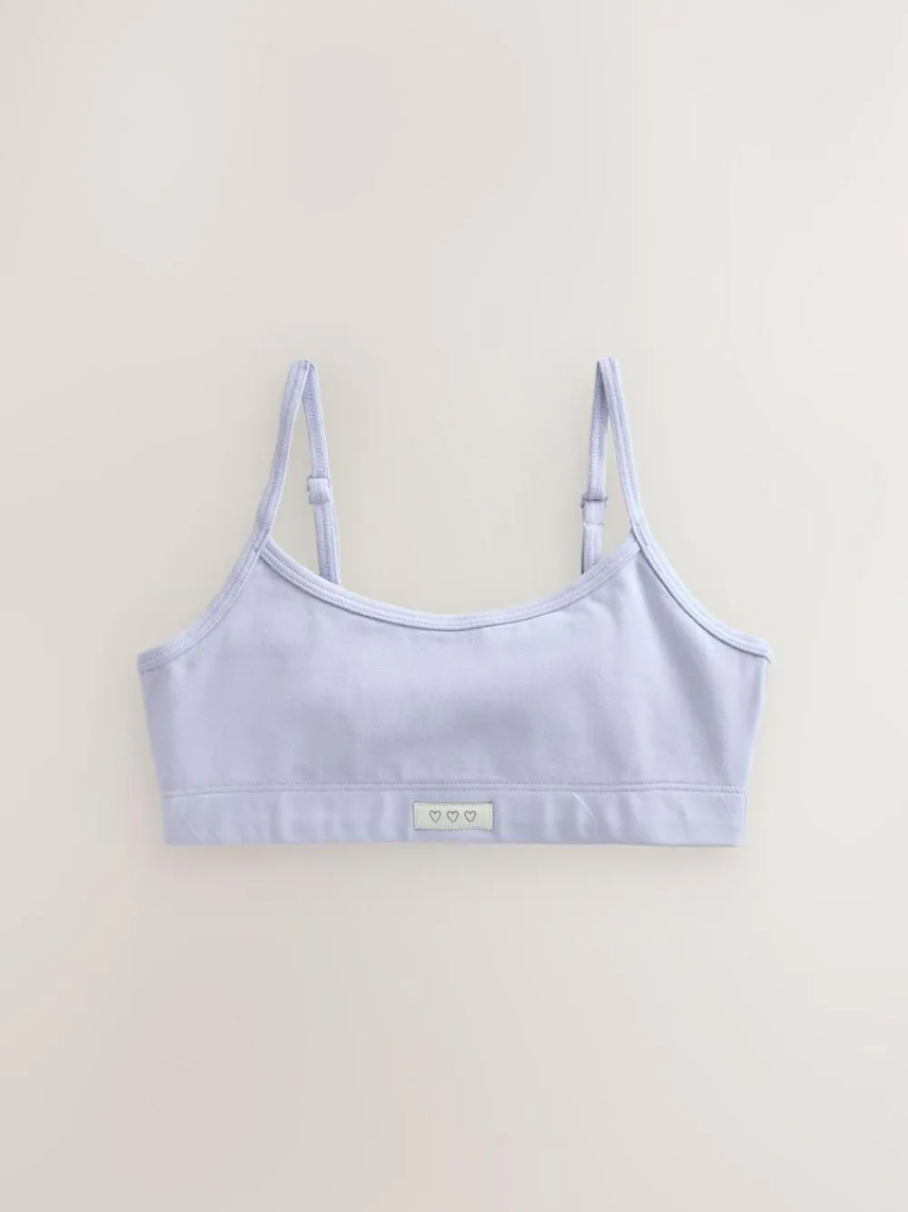 Next Pink/Cream Soft Touch Strappy Crop Top (5-16yrs)^ Bras & Crop Tops