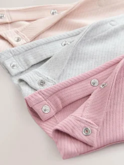 Next Pink/Grey 3 Pack Hip Dysplasia Baby Leggings (0-3yrs)