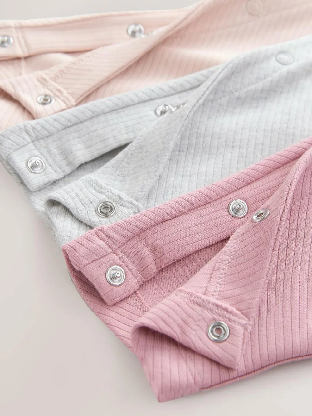 Next Pink/Grey 3 Pack Hip Dysplasia Baby Leggings (0-3yrs)