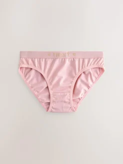 Clearance Next Bikini Briefs 7 Pack (5-16yrs) Pink/Grey