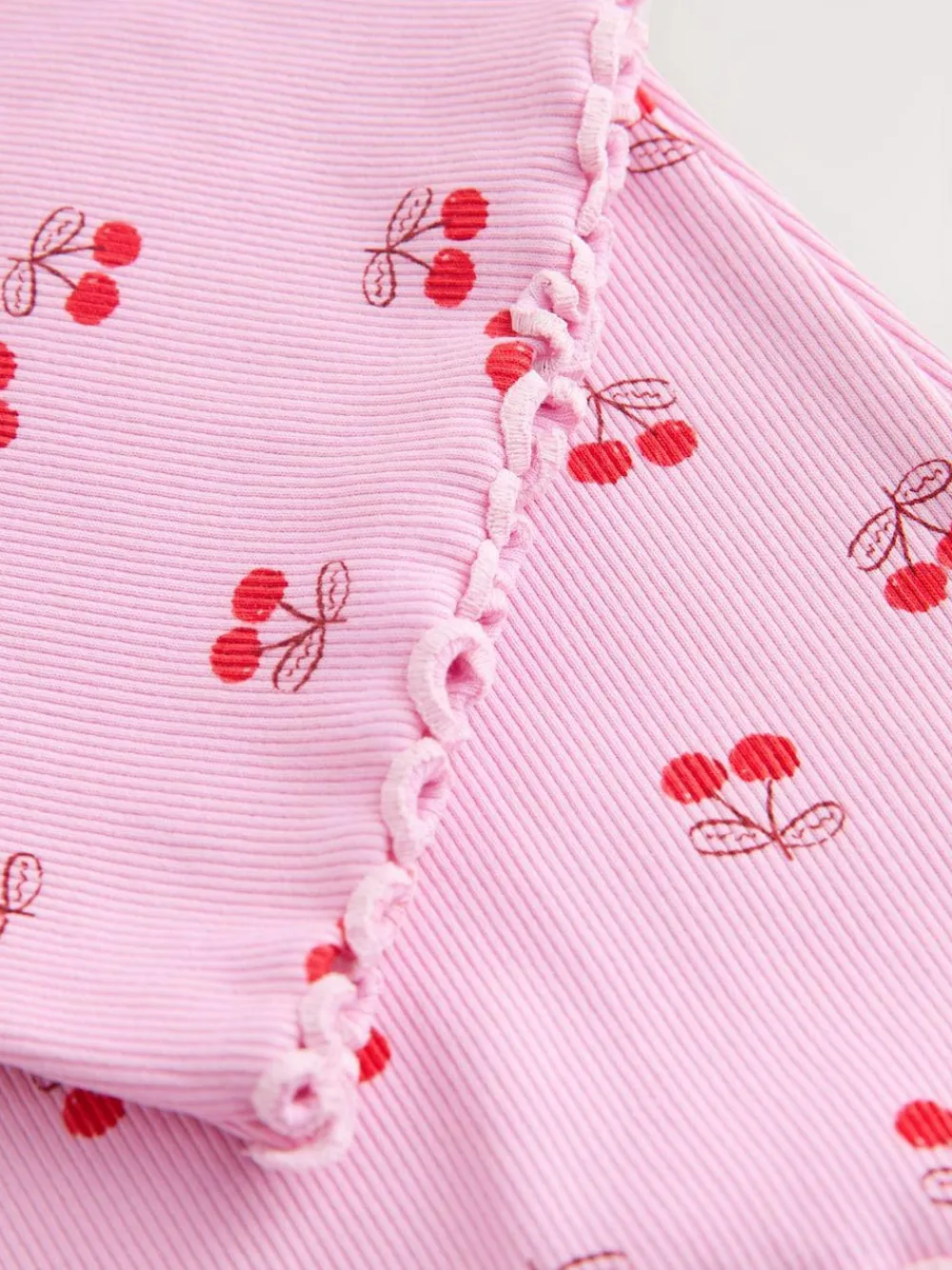 Next Pink/Red Cherry 1 Pack Rib Flare Leggings (3-16yrs)^ Pants & Leggings|Pants & Leggings