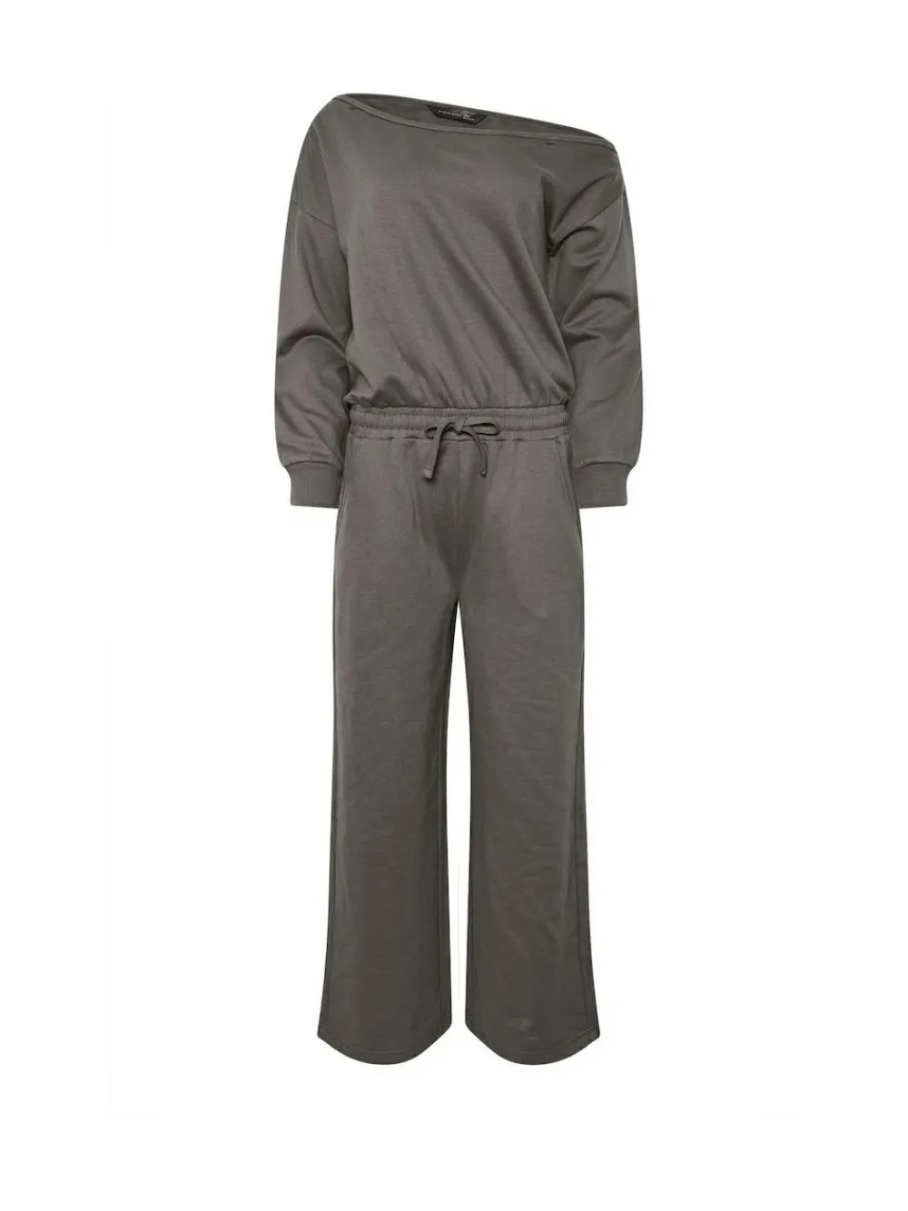 PixieGirl Petite Grey Sweat Wide Leg Jumpsuit^Women Jumpsuits & Playsuits