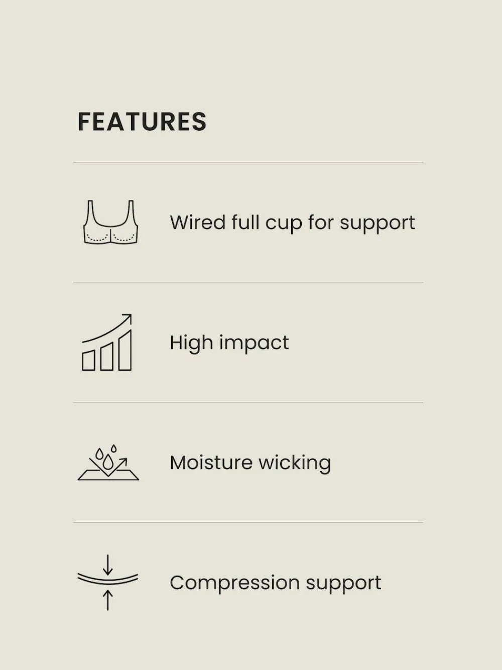 Next DD+ Non Pad Full Cup Dry Tech High Impact Sports Bra^Women Dd+ Range