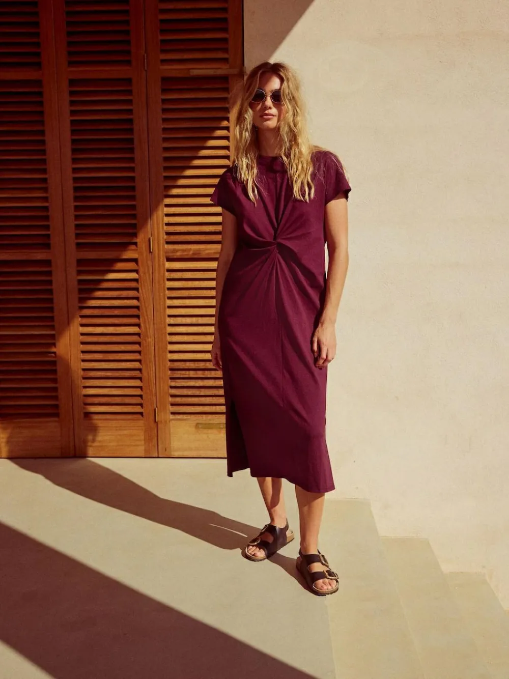 Next Twist Short Sleeved T-Shirt Summer Dress^Women Midi Dresses|Dresses