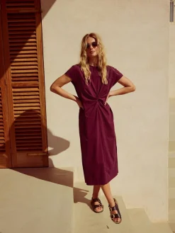 Next Twist Short Sleeved T-Shirt Summer Dress^Women Midi Dresses|Dresses