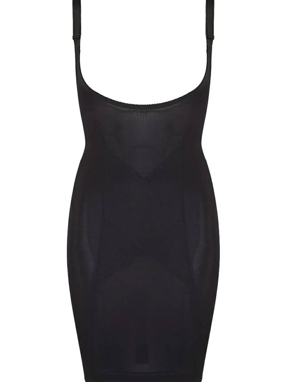 Pour Moi Black Lingerie Hourglass Shapewear Firm Tummy Control Wear Your Own Bra Slip^Women Shapewear