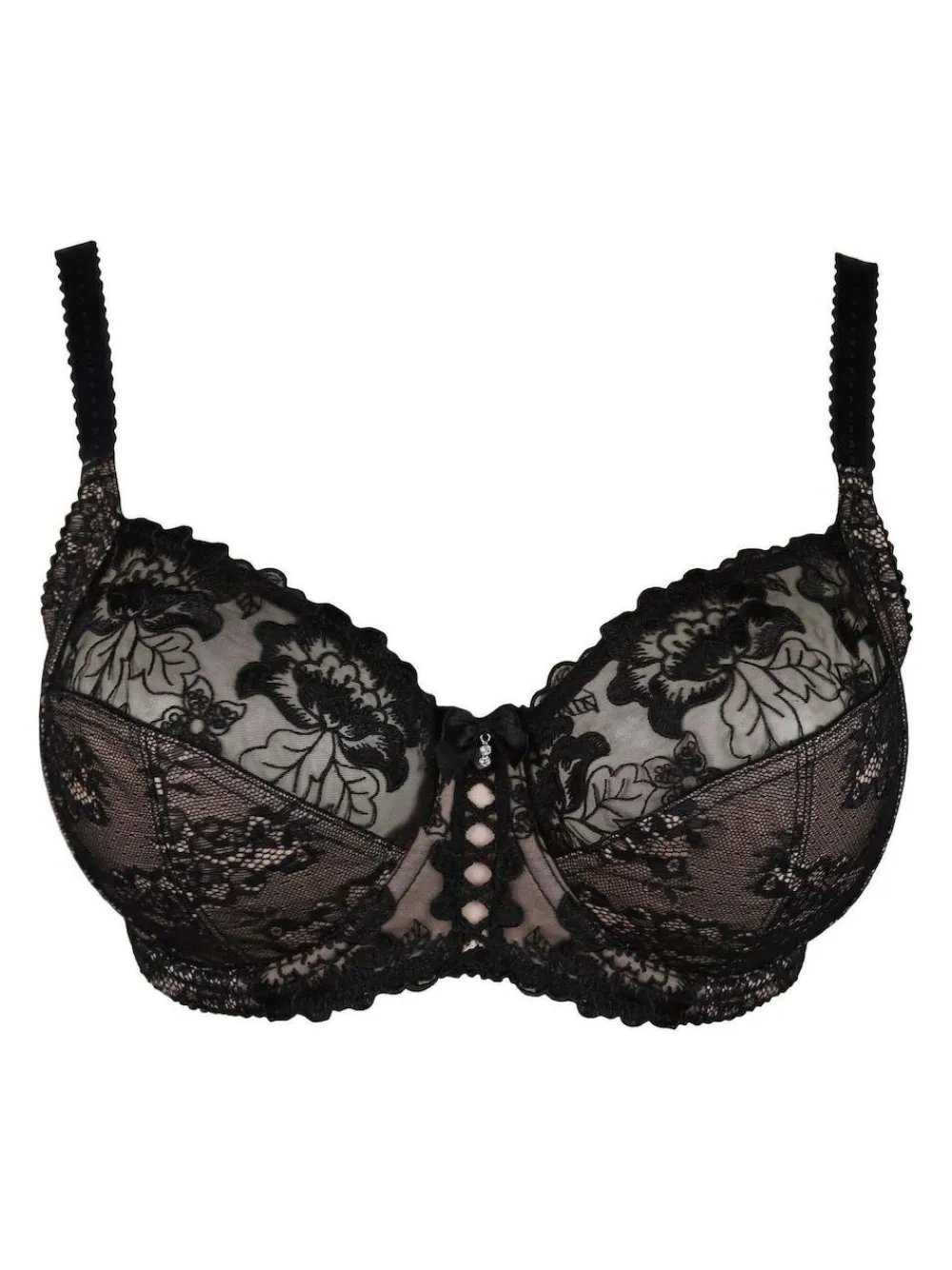 Online Pour Moi Black Non Padded Sofia Bra