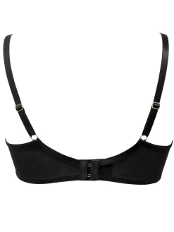 Sale Pour Moi Non-Padded India Eyelash Lace Bra Black