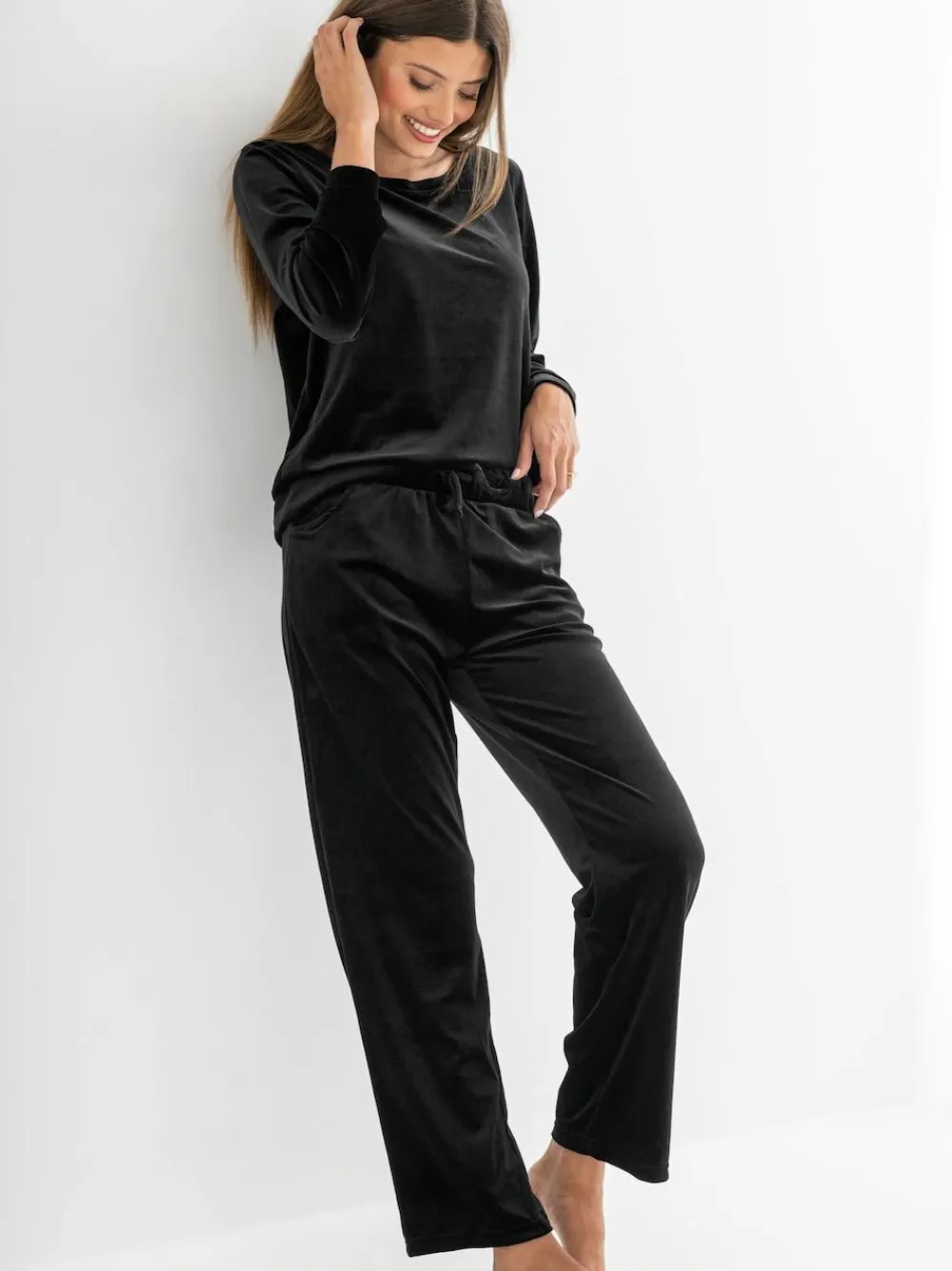 Pour Moi Velour Lounge Pyjamas Set^Women Pyjamas