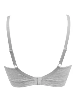 Pour Moi Non Wired Love to Lounge Cotton Non Wired Bra Grey