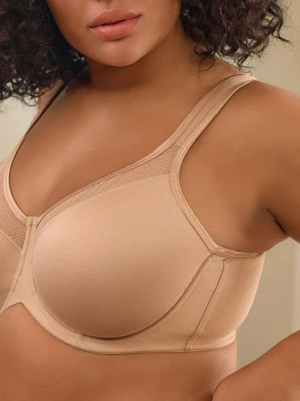 Next F-K Ultimate Support Cotton Minimiser Padded Strap Bra^Women Bras