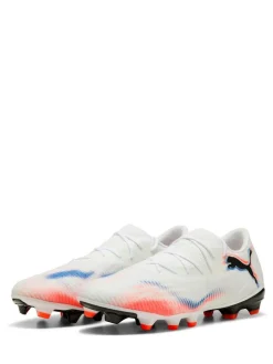 Discount Puma White Mens Future 8 Match Low Firm Ground football Boots