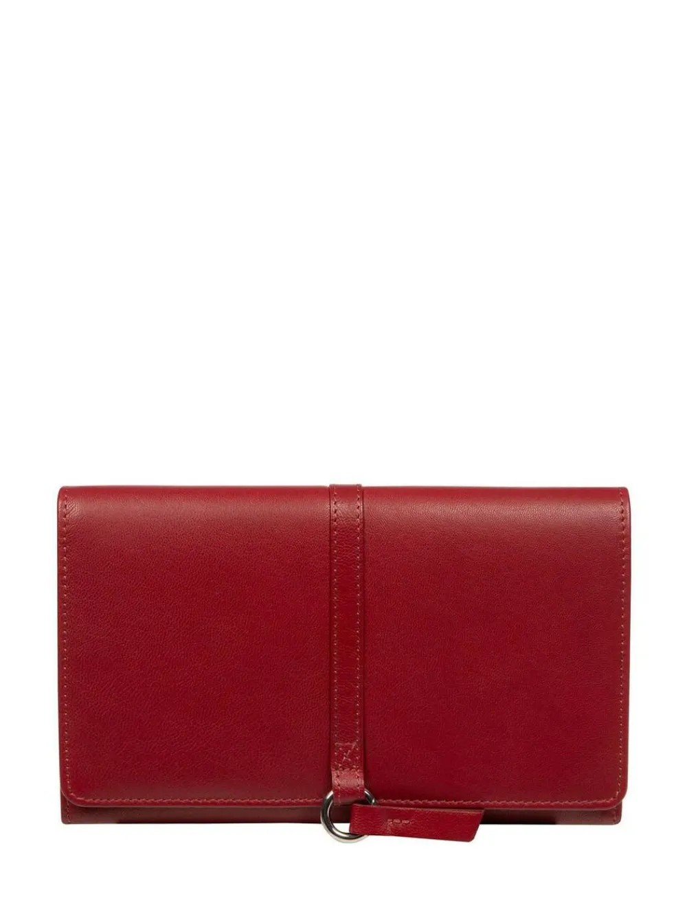 Pure Luxuries London Isla Leather Purse Red