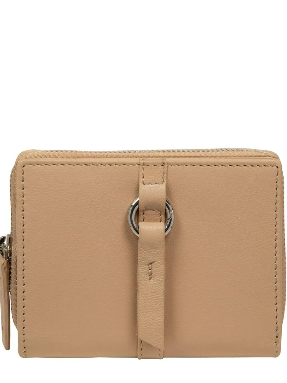 Pure Luxuries London 'Lena' Leather Purse Natural