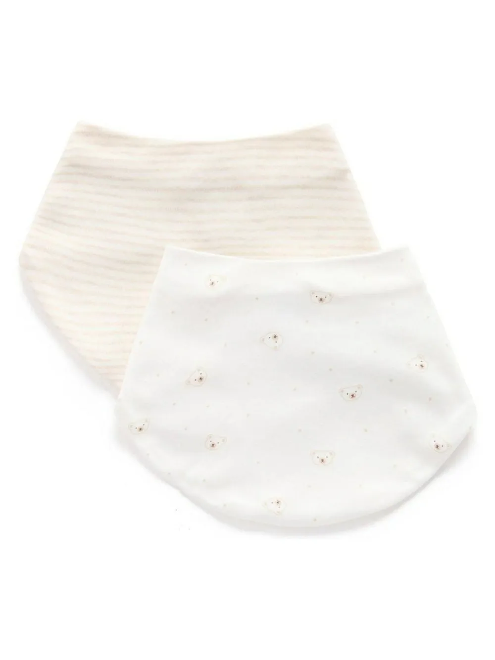 Purebaby Essential Dribble Bibs 2 Pack^ Bibs
