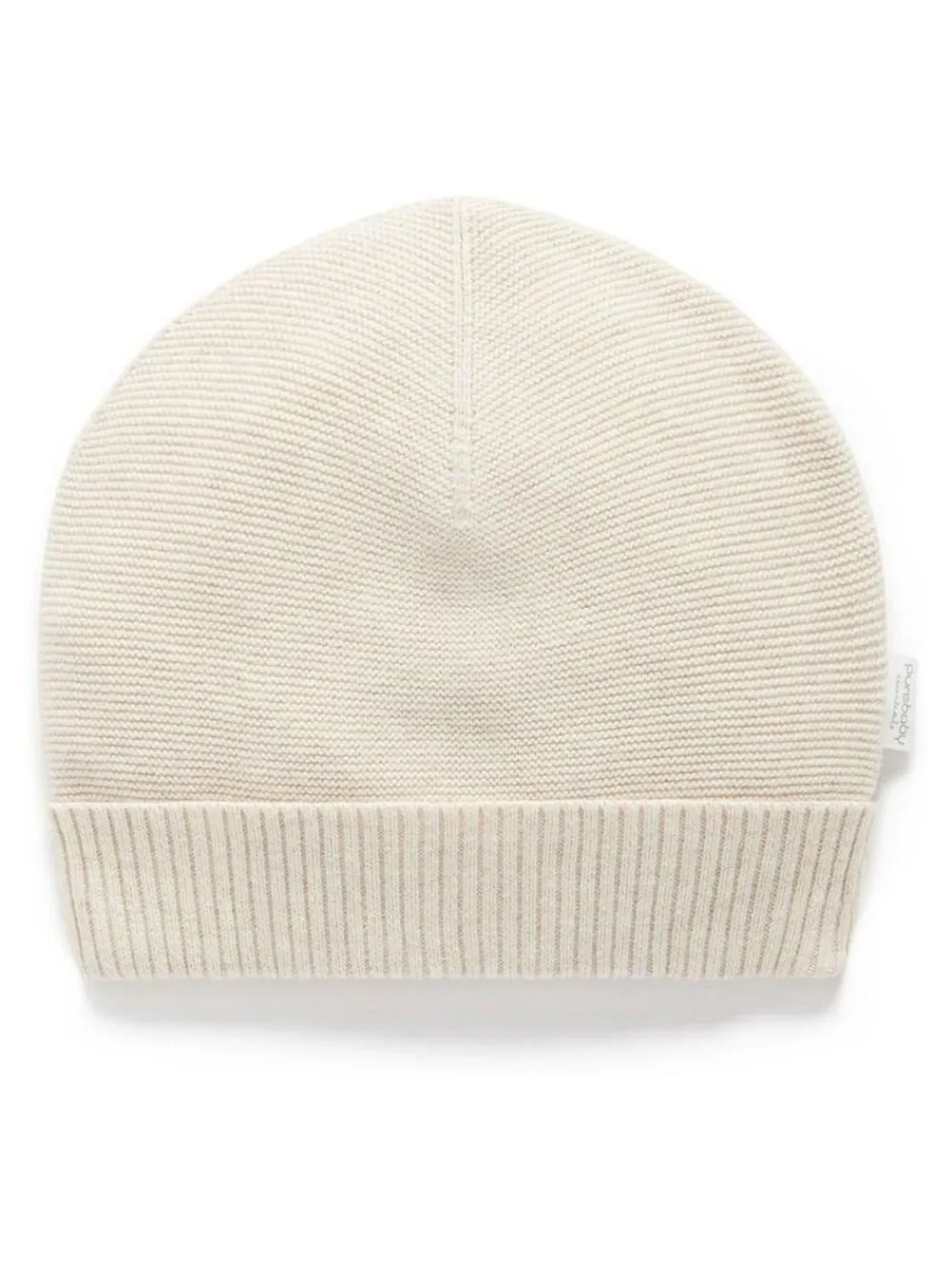 New Purebaby Textured Beanie Natural