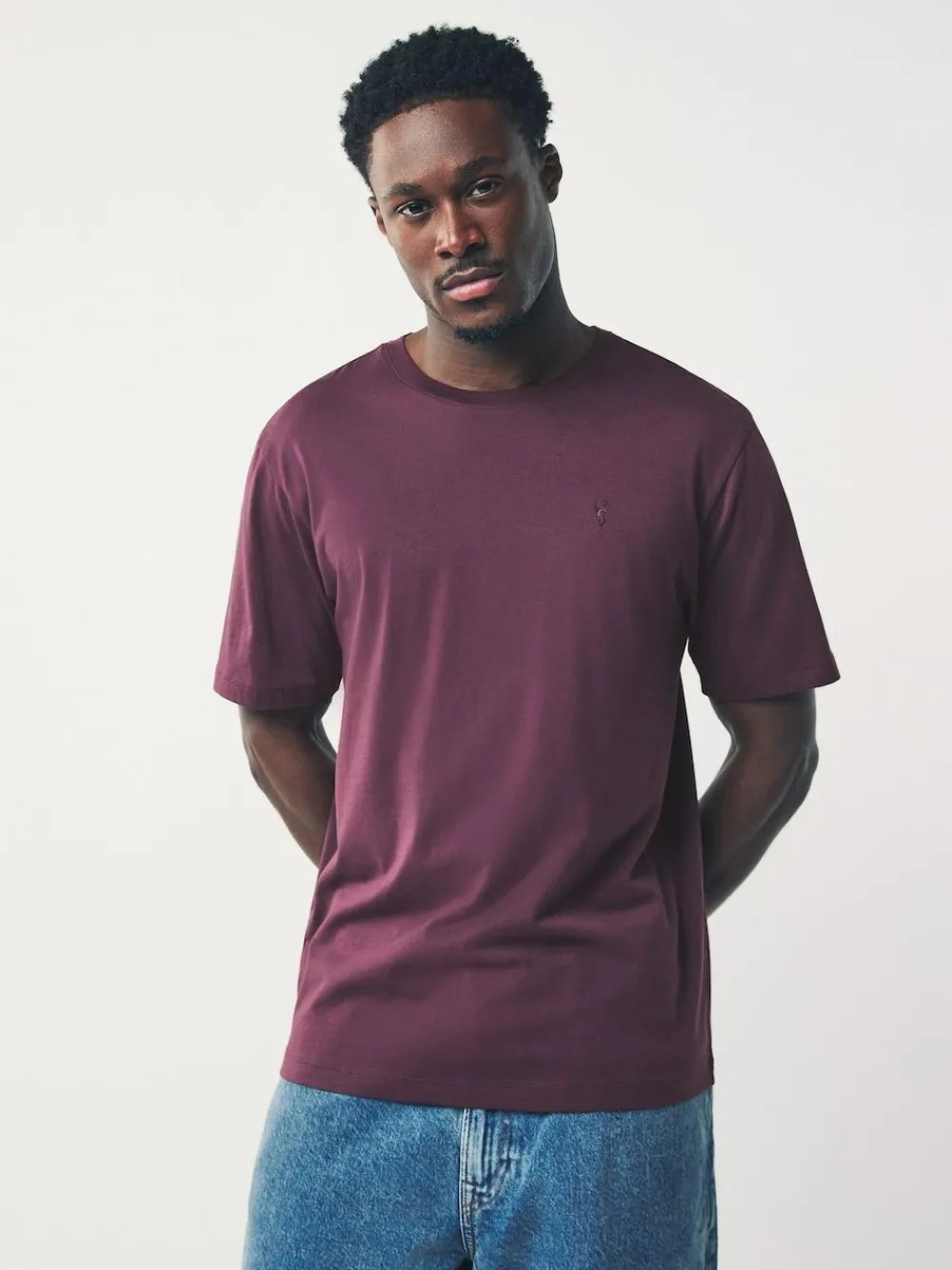 Next Purple / Navy Blue / Orange / Green Regular Fit T-Shirts 4 Pack^ Tops & T-Shirts