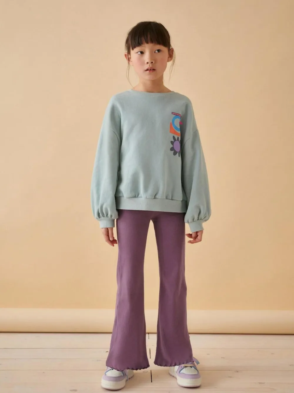 Next Purple 1 Pack Rib Flare Leggings (3-16yrs)^ Pants & Leggings|Pants & Leggings