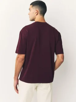 Next Purple Fig Relaxed Fit Heavyweight T-Shirt^ Nightwear|Tops & T-Shirts