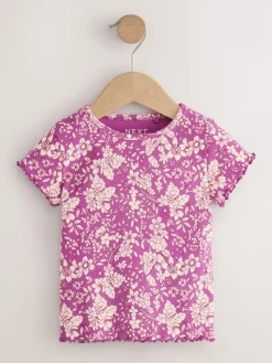 Next Short Sleeve Rib T-Shirt (3mths-7yrs)^ T-Shirts
