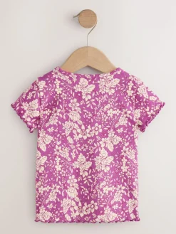 Next Short Sleeve Rib T-Shirt (3mths-7yrs)^ T-Shirts