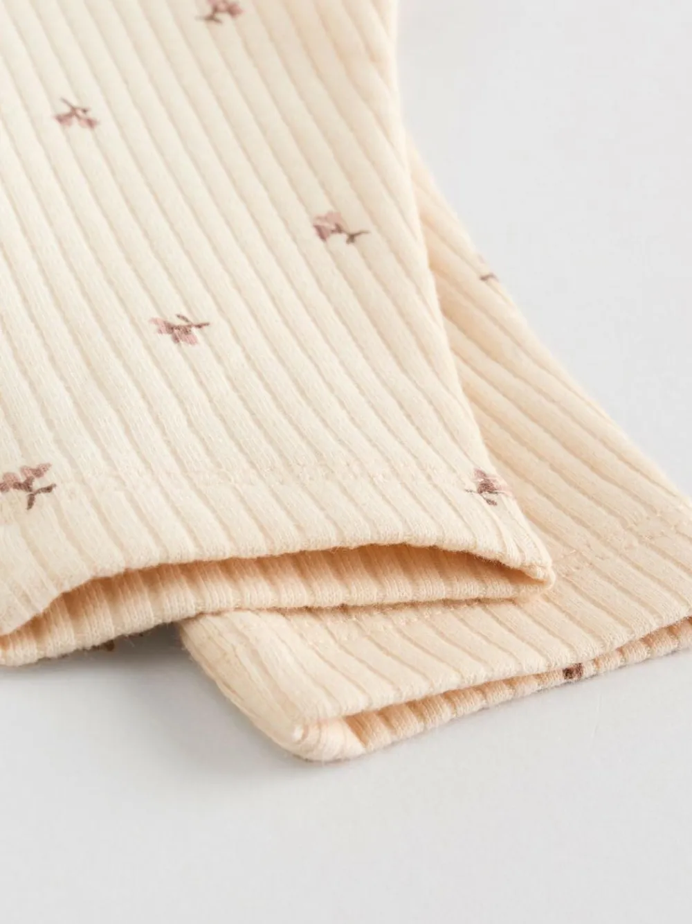 Best Next Purple/Yellow/Cream Ditsy Baby Leggings 4 Pack (0mths-2yrs)