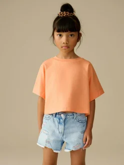 Next 100% Cotton Frayed Edge Distressed Shorts (3-16yrs)^ Shorts & Skirts