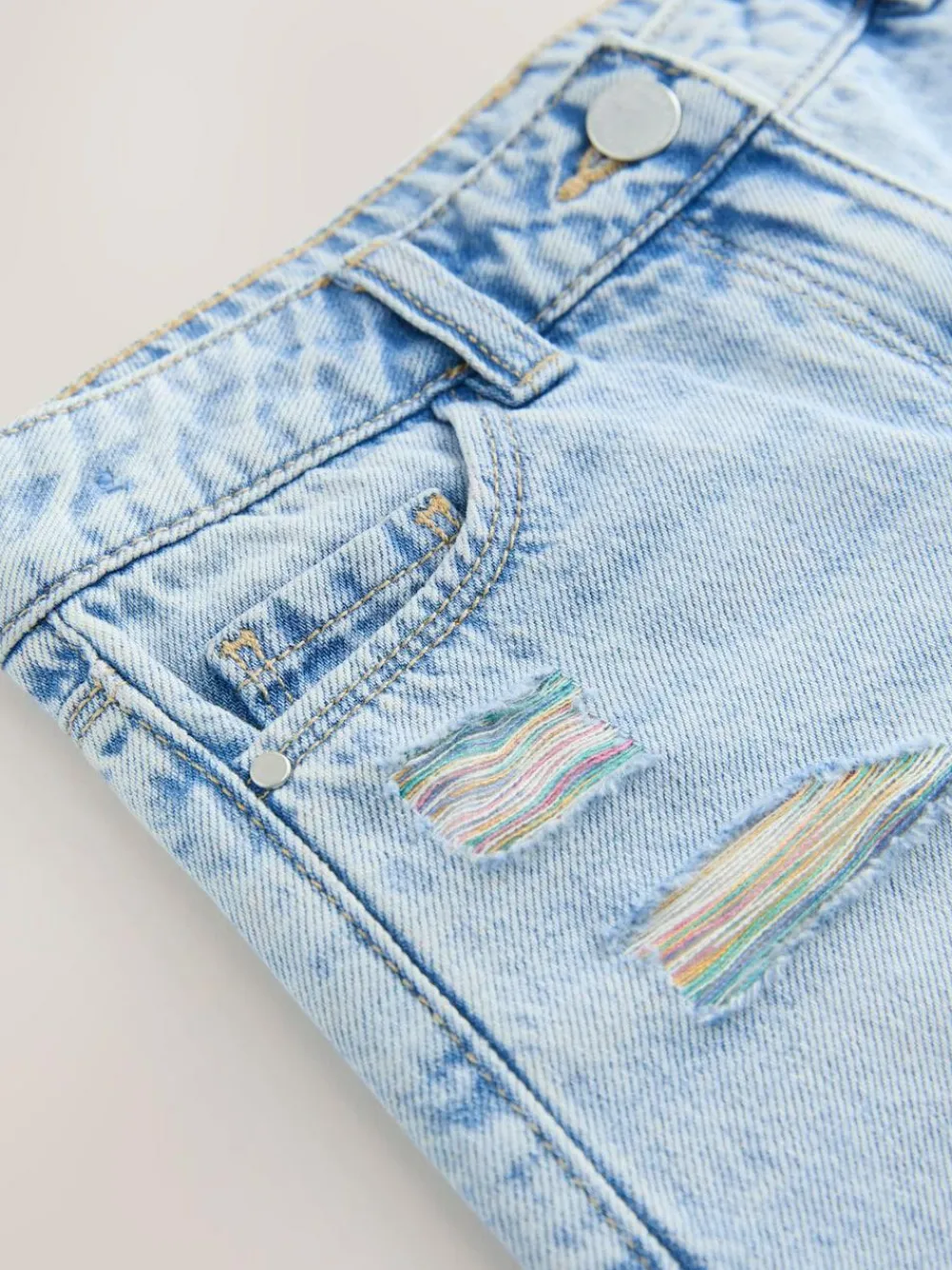 Next 100% Cotton Frayed Edge Distressed Shorts (3-16yrs)^ Shorts & Skirts