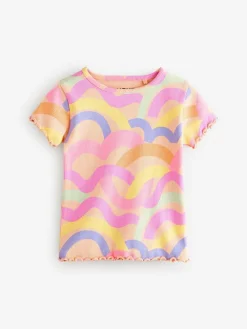 Online Next Rainbow Short Sleeve T-Shirts 5 Pack (3mths-7yrs)