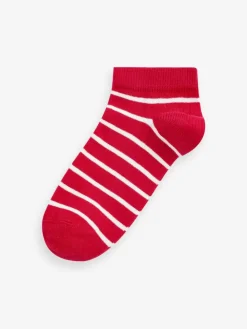 Discount Next Rainbow Stripe Cotton Rich Trainer Socks 7 Pack