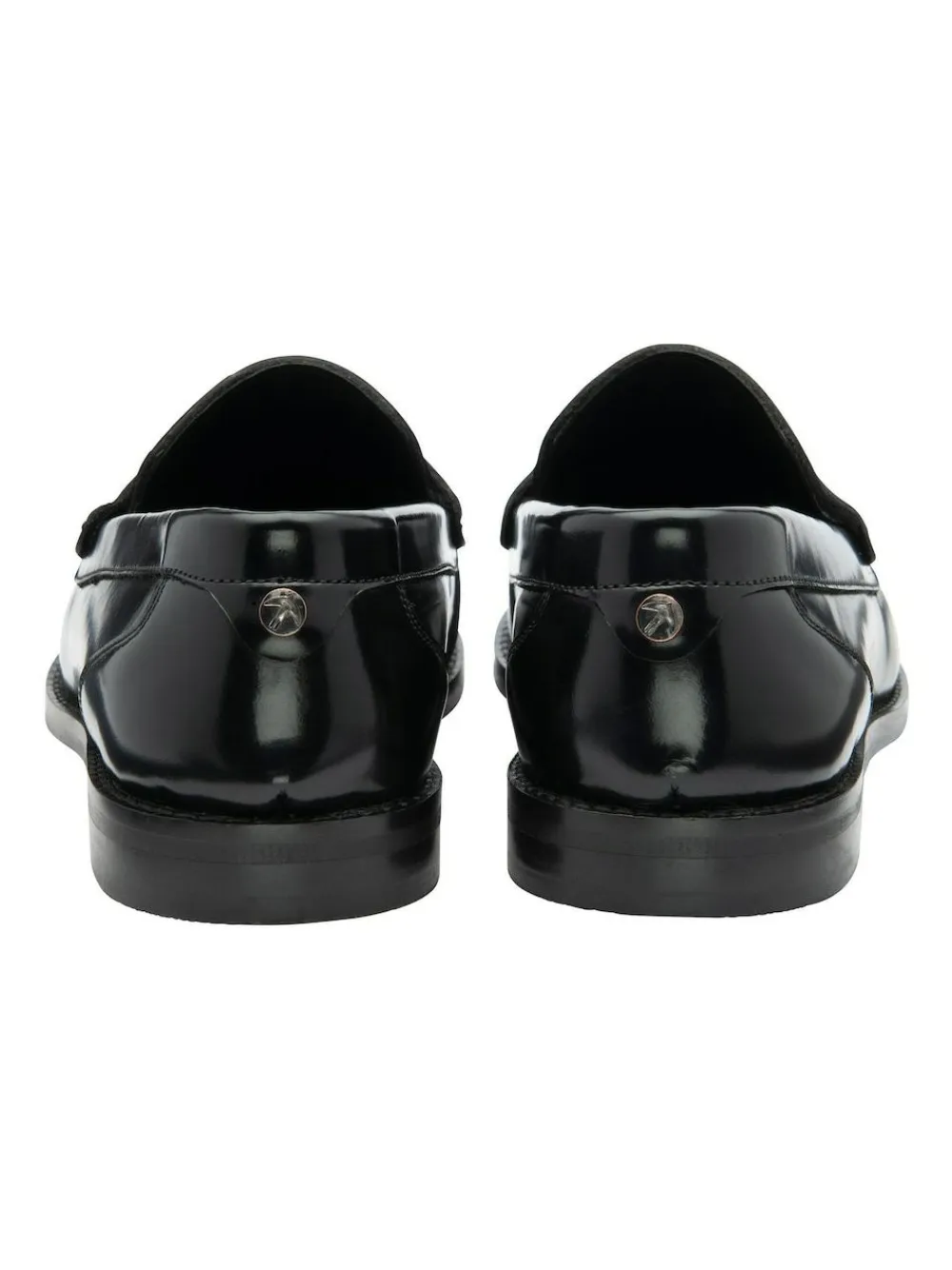 Ravel Chrome Black Leather Loafers^Women Flats