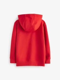 Next Red 1 Pack Plain Zip Through Hoodie (3-16yrs)^BOY Sweatshirts & Hoodies