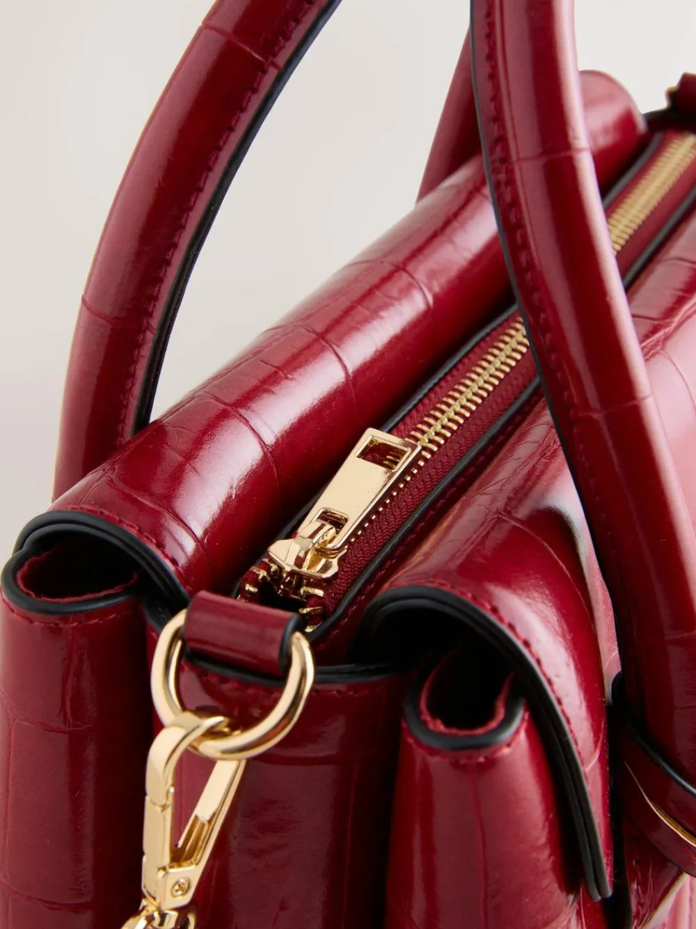 Next Croc Effect Hand Held Bag^Women Bags