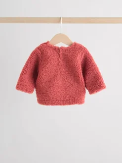 Outlet Next Baby Fleece Tops and Leggings Set 2 Piece (0mths-2yrs) Red Ditsy