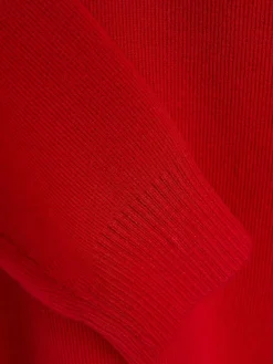 Next Red Knitted V-Neck School Jumper (3-16yrs)