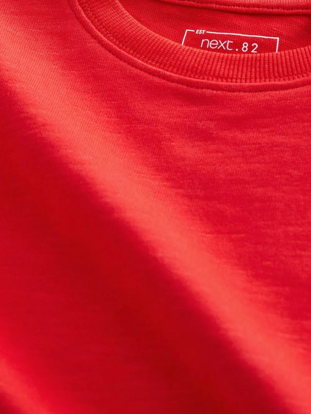 Online Next Red Regular Fit Long Sleeve Cosy T-Shirt (3-16yrs)