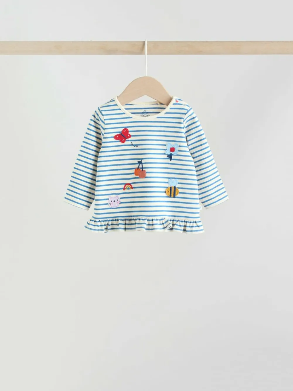 Discount Next Red/Blue/Cream Long Sleeve Top And Leggings Set 6 Piece (0mths-3yrs)