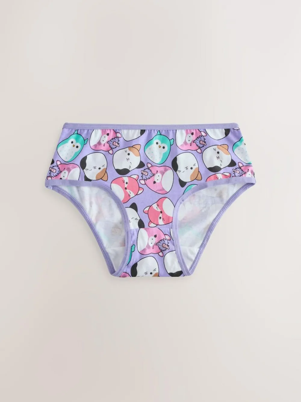 Outlet Next Red/Green 100% Cotton Squishmallow Briefs 5 Pack (5-14yrs)