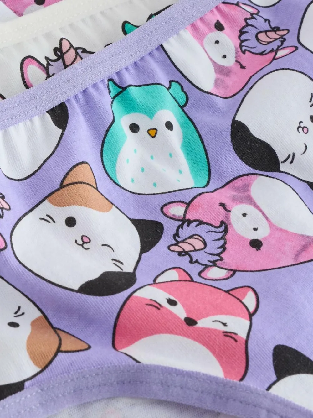 Outlet Next Red/Green 100% Cotton Squishmallow Briefs 5 Pack (5-14yrs)