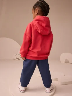 Best Next Hoodie And Joggers Set (3mths-7yrs) Red/Navy Blue Appliqué Transport
