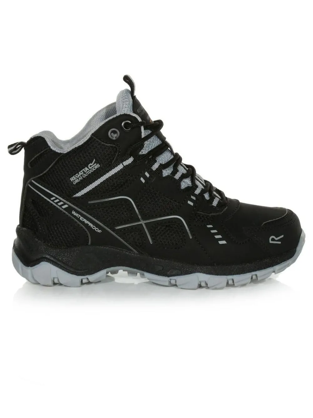 Hot Regatta Kids Vendeavour Walking Boots Black
