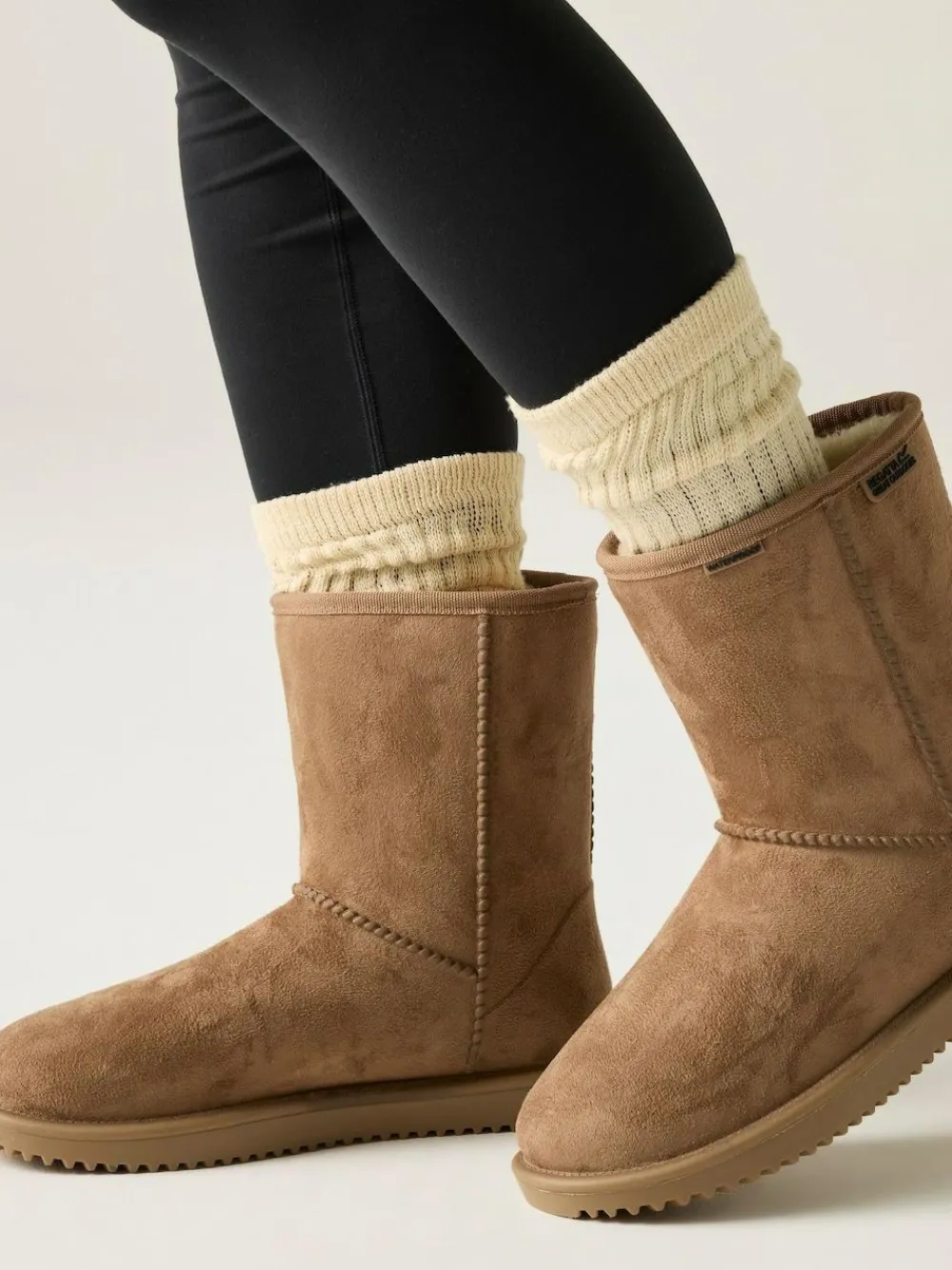Regatta Brown Risley Mid Length Cosy Faux Fur Lined Waterproof Boots^Women Sportswear|Boots & Wellies